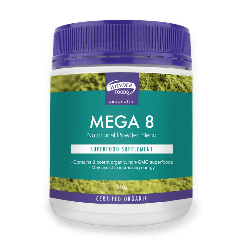 Mega 8 Organic Superfoods 210g